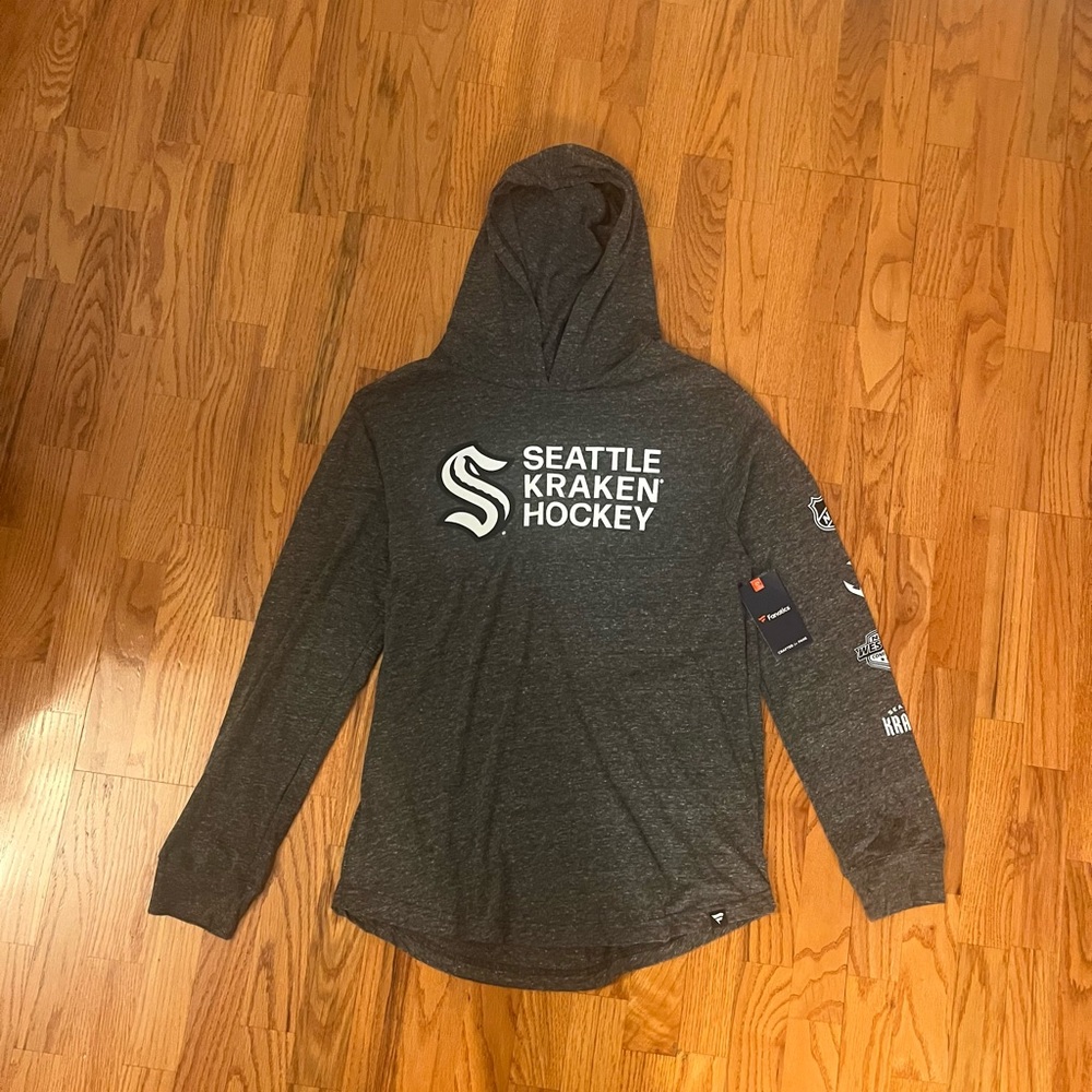 Seattle Kraken Hockey Gray Hoodie